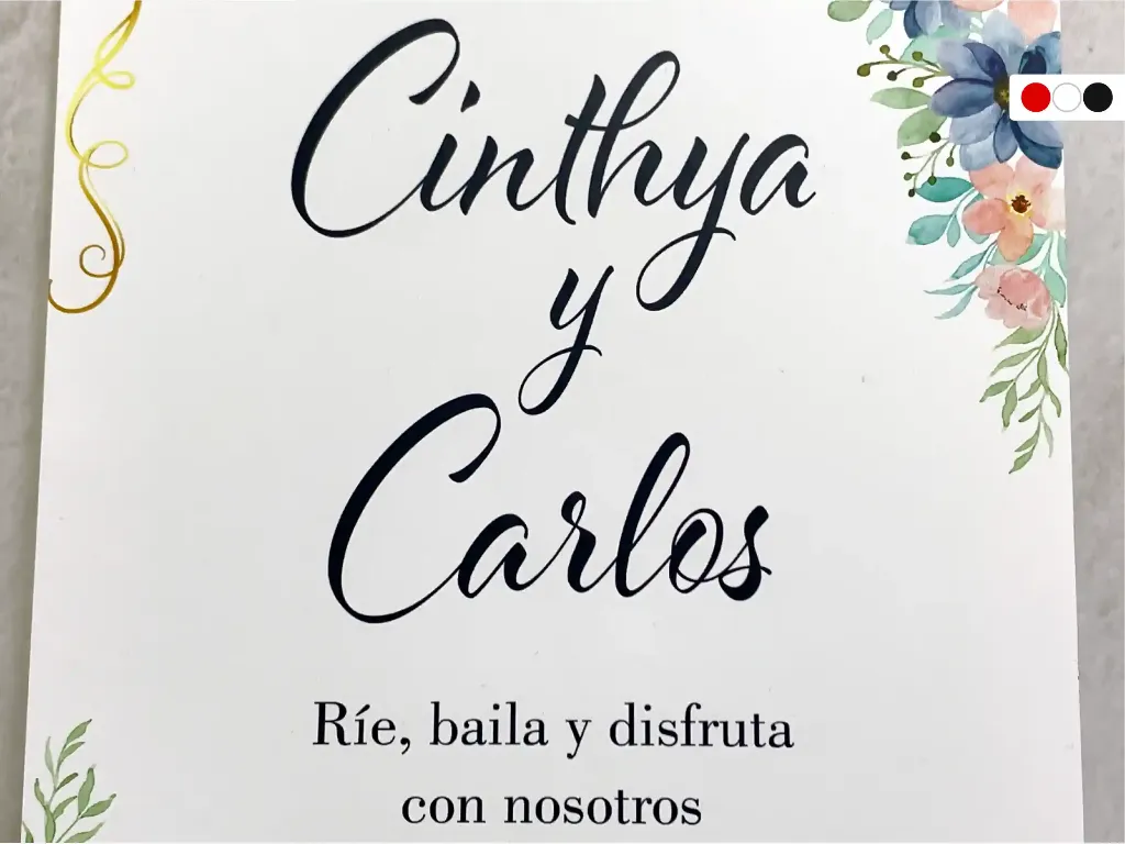 Cartel de Bienvenida para Boda Rie, Baila y Disfruta [CBBO1002-4].webp