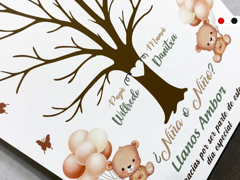 Cartel de Bienvenida Arbol de Huellas [CBRG1000-6].webp