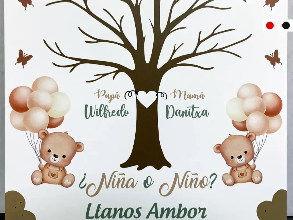 Cartel de Bienvenida Arbol de Huellas [CBRG1000-1].webp