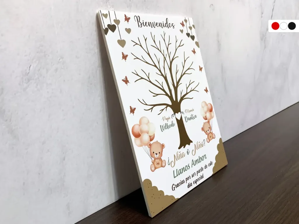 Cartel de Bienvenida Arbol de Huellas [CBRG1000-2].webp