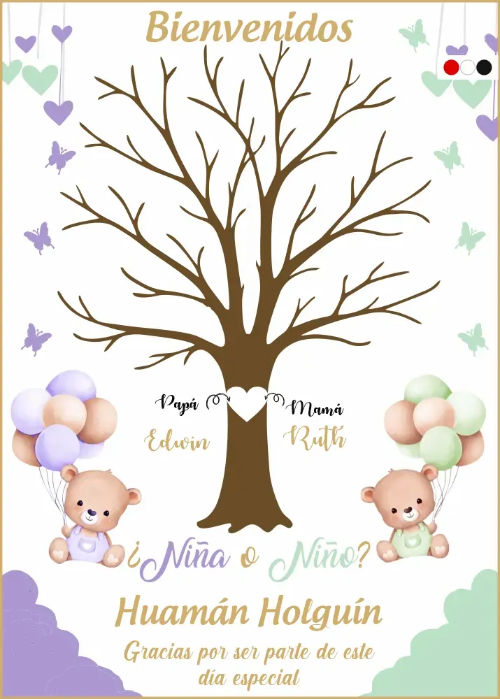 Cartel de Bienvenida Arbol de Huellas Osos [CBRG1001-1-1].webp