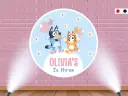 Fondo Infantil Bluey Daisy Field