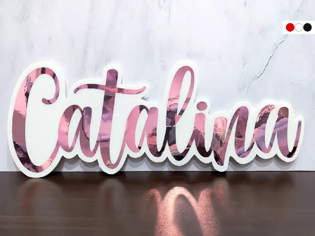 Nombre Personalizado en Foam
