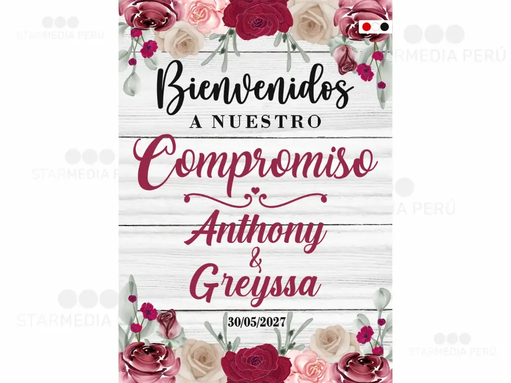 Cartel de Bienvenida Compromiso