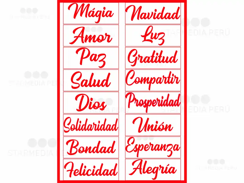 Vinilo Frases de Navidad