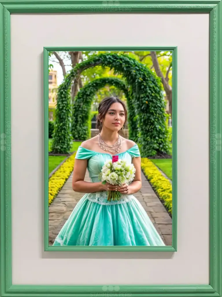 Cuadro de Firmas Verde Agua