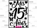 Vinilo de Corte 15 Años