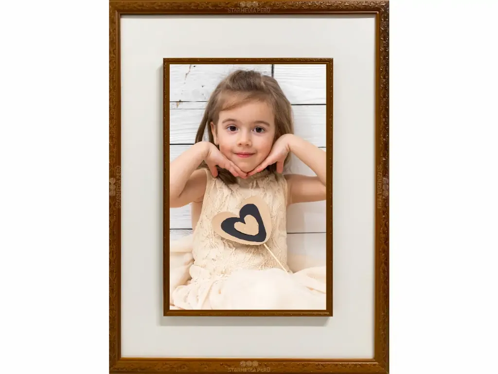 [CFMA1000] Cuadro de Firmas Marrón