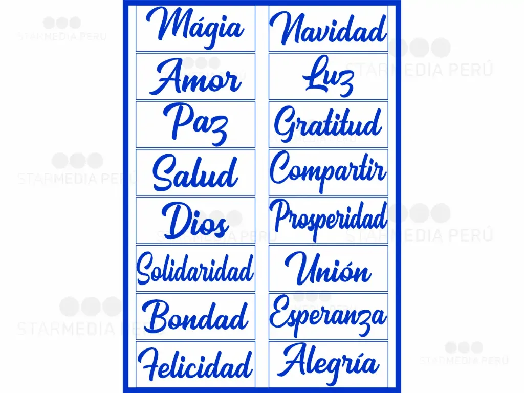 Vinil de Corte Frases de Navidad