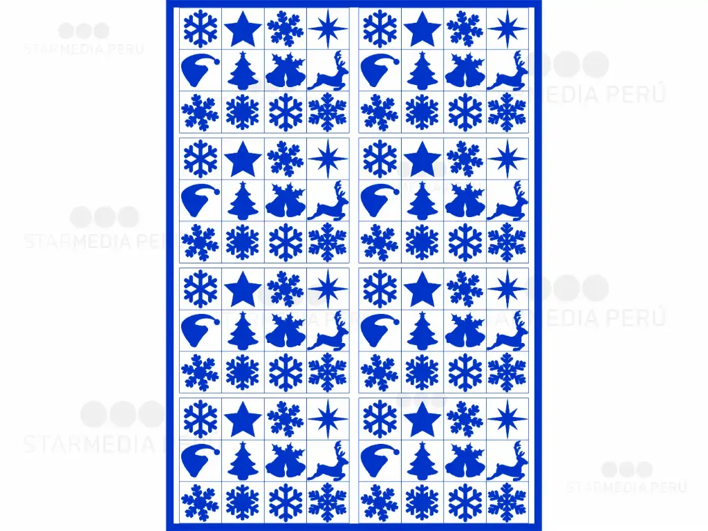 Vinil de Corte Decorativo Navidad