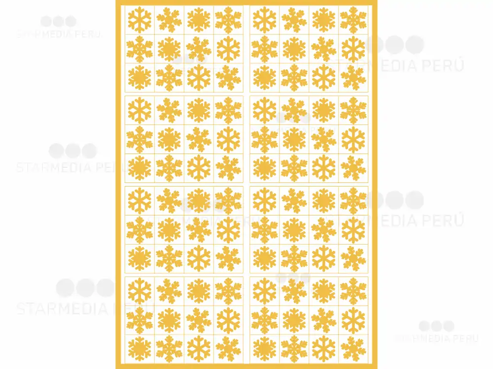 Vinil de Corte Copos de Nieve
