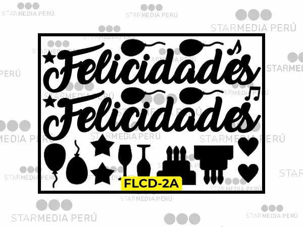 Vinil de Corte Felicidades