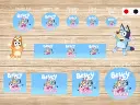 Stickers Infantil Bluey Horsey Ride