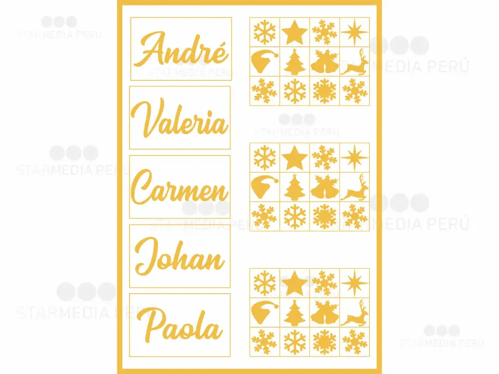 Vinil de Corte Nombres Personalizados