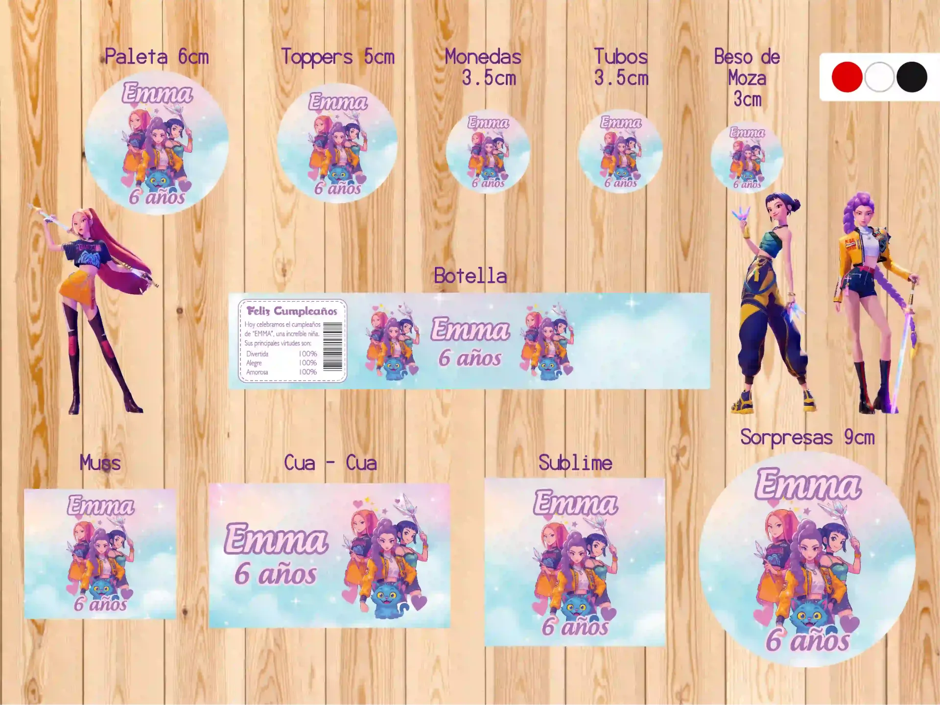 Sticker KPop Demon Hunters