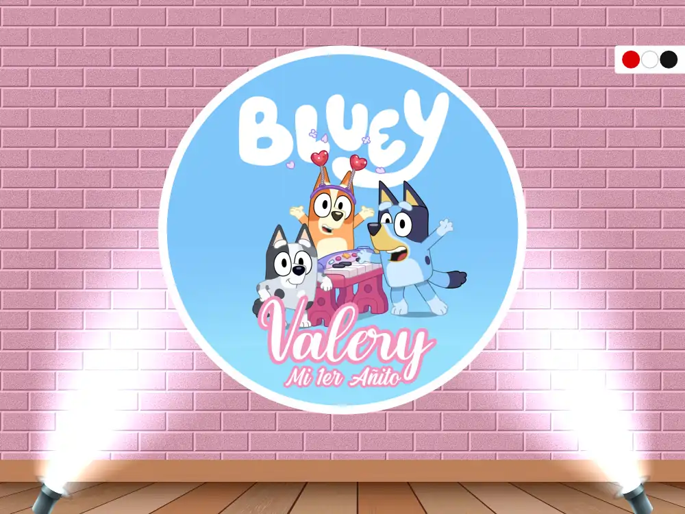 Fondo Infantil Bluey Horsey Ride
