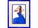 Cuadro de Firmas Azul Mediano