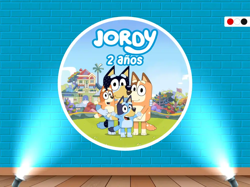 Fondo Infantil Bluey Aventura