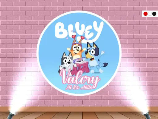 Fondo Infantil Bluey Horsey Ride