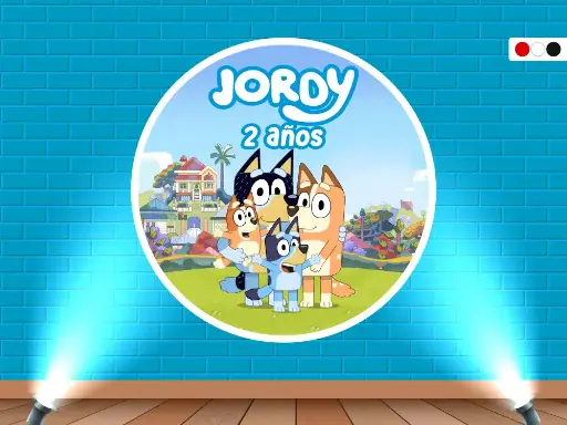 Fondo Infantil Bluey Aventura