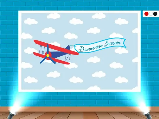 Fondo Infantil Avión